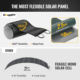 BougeRV Yuma 800W (200W*4pcs) CIGS Thin-film Flexible Solar Panel with Holes ISE154-4