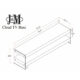 J&M Furniture Cloud TV Base in Grey High Gloss 179701-TV-G - Image 4
