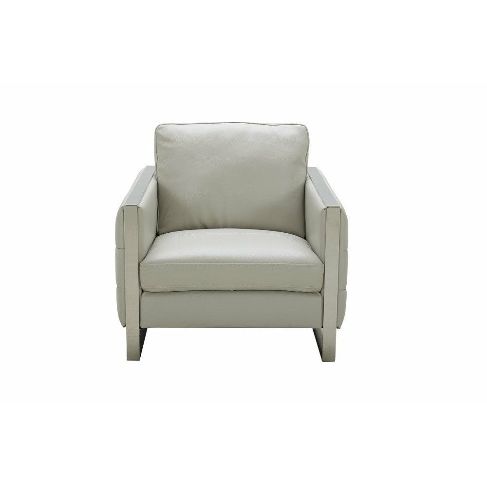 images J&M Furniture Constantin Chair in Light Grey 18723-C - Image 1
