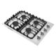 Cosmo 30" Gas Cooktop in Stainless Steel with 4 Italian Made Burners COS-DIC304 - Image 7