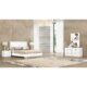 Whiteline Modern Living - Daisy Bed King BK1723-WHT - Image 4