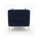 J&M Furniture Deco Chair in Blue Fabric 17663-B-C - Image 2