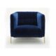 J&M Furniture Deco Chair in Blue Fabric 17663-B-C