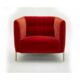 J&M Furniture Deco Chair in Pumpkin Fabric 17663-P-C - Image 4