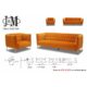 J&M Furniture Deco Love Seat in Blue Fabric 17663-B-L - Image 6
