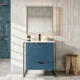 EVIVA Moma 24" Teal Bathroom Vanity with Black Metallic Legs-EVVN120-24BLU