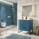 EVIVA Moma 24" Teal Bathroom Vanity with Black Metallic Legs-EVVN120-24BLU - Image 2