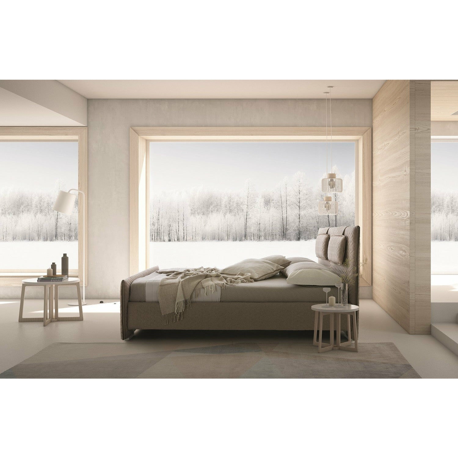 images J&M Furniture Evergreen King Bed 17894-K - Image 1