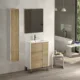 Eviva Bella 32” White/Oak Vanity with Porcelain sink-EVVN543-32WH/OAK - Image 2