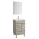 Eviva Charm 20" Pine Grey Bathroom Vanity With White Integrated Porcelain Sink-EVVN546-20GRPN - Image 2