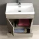 Eviva Charm 20" Pine Grey Bathroom Vanity With White Integrated Porcelain Sink-EVVN546-20GRPN - Image 3