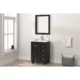 Eviva Happy  24" x 18" Transitional Espresso Bathroom Vanity with white Carrara counter-top-EVVN30-24X18ES - Image 2