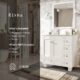 Eviva Happy  30" x 18" Transitional White Bathroom Vanity with White Carrara Marble Counter-top-EVVN30-30X18WH - Image 7