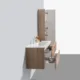 Eviva Joy 39" Maple Wall Mount Bathroom Vanity with White Integrated Top -EVVN23-39MP-WM - Image 5