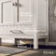 Eviva London 24" x 18" White Transitional Bathroom Vanity with White Carrara Top-TVN414-24x18WH - Image 3