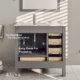 Eviva London 36" x 18" Gray Transitional Bathroom Vanity with White Carrara Top-TVN414-36X18GR - Image 6