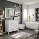 Eviva London 38" x 18" White Transitional Bathroom Vanity with White Carrara Top-TVN414-38X18WH - Image 2