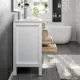 Eviva London 38" x 18" White Transitional Bathroom Vanity with White Carrara Top-TVN414-38X18WH - Image 6