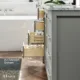 Eviva London 42" x 18" Gray Transitional Bathroom Vanity with White Carrara Top-TVN414-42X18GR - Image 4