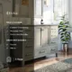 Eviva London 42" x 18" Gray Transitional Bathroom Vanity with White Carrara Top-TVN414-42X18GR - Image 6