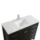Eviva London 48" x 18" Espresso Transitional Bathroom Vanity with White Carrara Top-TVN414-48X18ES - Image 3