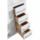 Eviva London 48" x 18" White Transitional Bathroom Vanity with White Carrara Top-TVN414-48X18WH - Image 5
