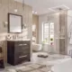 Eviva Lugano 24" Gray Oak Modern Bathroom Vanity with White Integrated Top-EVVN600-8-24GOK