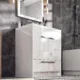 Eviva Lugano 24" White Modern Bathroom Vanity with White Integrated Top-EVVN600-8-24WH - Image 3