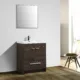 Eviva Lugano 30" Gray Oak Modern Bathroom Vanity with White Integrated Top-EVVN750-8-30GOK - Image 2