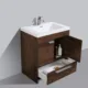 Eviva Lugano 30" Rosewood Modern Bathroom Vanity with White Integrated Top-EVVN750-8-30RSWD - Image 4