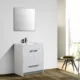 Eviva Lugano 30" White Modern Bathroom Vanity with White Integrated Top-EVVN750-8-30WH - Image 2