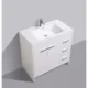 Eviva Lugano 36" White Modern Bathroom Vanity with White Integrated Top-EVVN900-8-36WH - Image 3