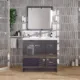 Eviva Lugano 36" Gray Modern Bathroom Vanity with White Integrated Top-EVVN900-8-36GR