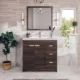 Eviva Lugano 36" Gray Oak Modern Bathroom Vanity with White Integrated Top-EVVN900-8-36GOK