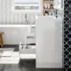 Eviva Lugano 48" White Modern Double Sink Bathroom Vanity with White Integrated Top-EVVN12-8-48WH-DS - Image 5