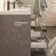 Eviva Lugano 60" Cement Gray Modern Double Sink Bathroom Vanity with White Integrated Top-EVVN1500-8-60CGR - Image 5