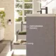 Eviva Lugano 72" Cement Gray Modern Double Sink Bathroom Vanity with White Integrated Top-EVVN1700-8-72CGR - Image 4