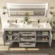 Eviva Lugano 84" Cement Gray Modern Double Sink Bathroom Vanity with White Integrated Top-EVVN1900-8-84CGR - Image 3