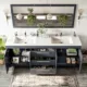 Eviva Lugano 84" Gray Modern Double Sink Bathroom Vanity with White Integrated Top-EVVN1900-8-84GR - Image 2