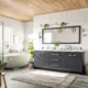 Eviva Lugano 84" Gray Modern Double Sink Bathroom Vanity with White Integrated Top-EVVN1900-8-84GR - Image 3