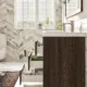 Eviva Lugano 84" Gray Oak Modern Double Sink Bathroom Vanity with White Integrated Top-EVVN1900-8-84GOK - Image 6