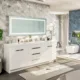 Eviva Lugano 84" White Modern Double Sink Bathroom Vanity with White Integrated Top-EVVN1900-8-84WH - Image 2