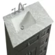 Eviva Monroe 36" Gray Transitional Bathroom Vanity with White Carrara Top-EVVN123-36GR - Image 3