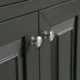 Eviva Monroe 36" Gray Transitional Bathroom Vanity with White Carrara Top-EVVN123-36GR - Image 4