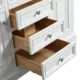 Eviva Monroe 42" White Transitional Bathroom Vanity with White Carrara Top-EVVN123-42WH - Image 6