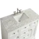 Eviva Monroe 48" White Transitional Bathroom Vanity with White Carrara Top-EVVN123-48WH - Image 3