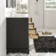 Eviva Monroe 60" Gray Transitional Double Sink Bathroom Vanity with White Carrara Top-EVVN123-60GR - Image 7