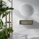 Eviva Nets 32" Natural Oak and Black Wall Mount Modern Bathroom Vanity-EVVN116-32NOK/BL