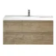 Eviva Roxy 32” Natural Oak Vanity with Porcelain sink-EVVN542-32OAK