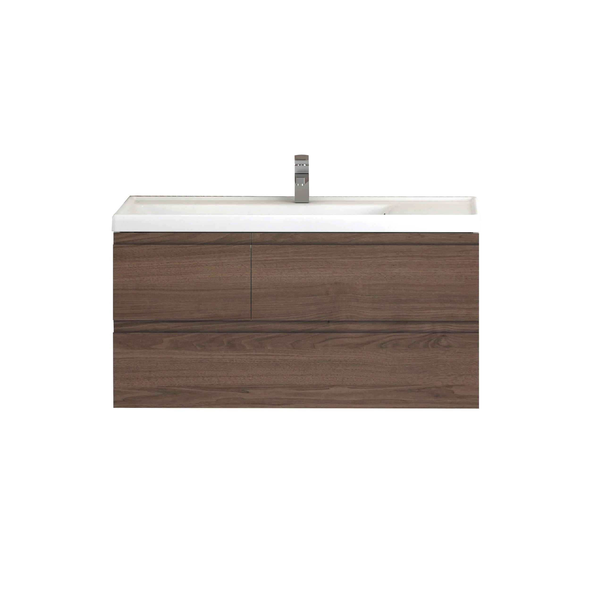 images Eviva Roxy 39” Natural Oak Vanity with Porcelain sink-EVVN542-39WN - Image 1